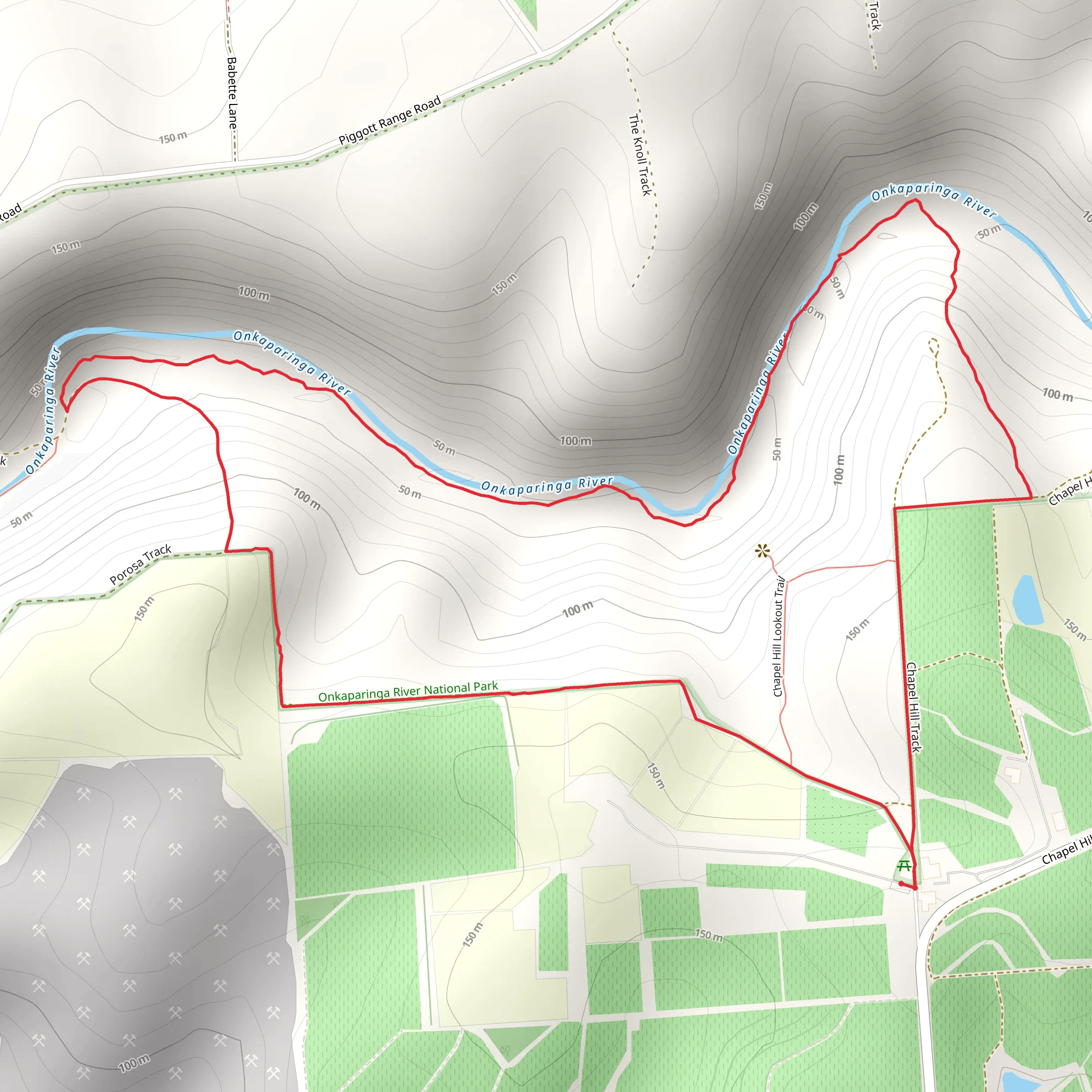 Tatendi Hike mobile static map