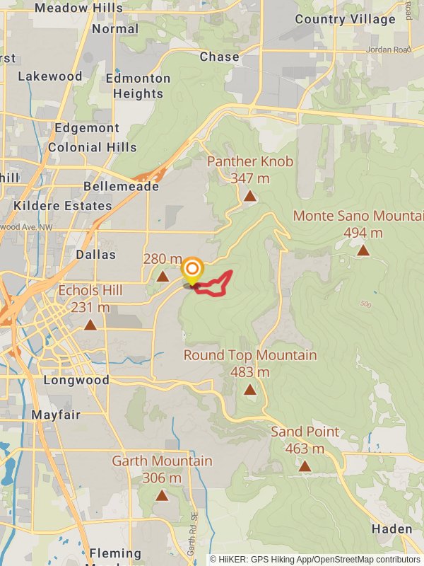 Sink Hole, Alms House and Wild Flower Loop Trail