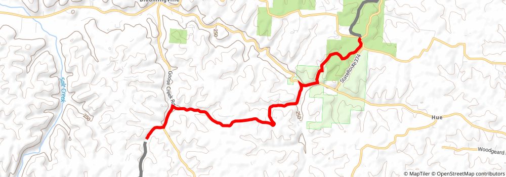 American Discovery Trail South Route stage 60 Map