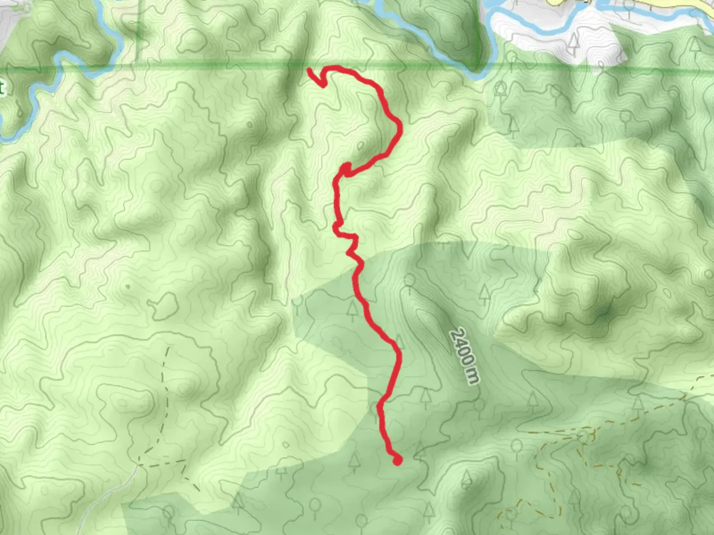 An image depicting the trail Strawberry Jack Trail and its surrounding area.