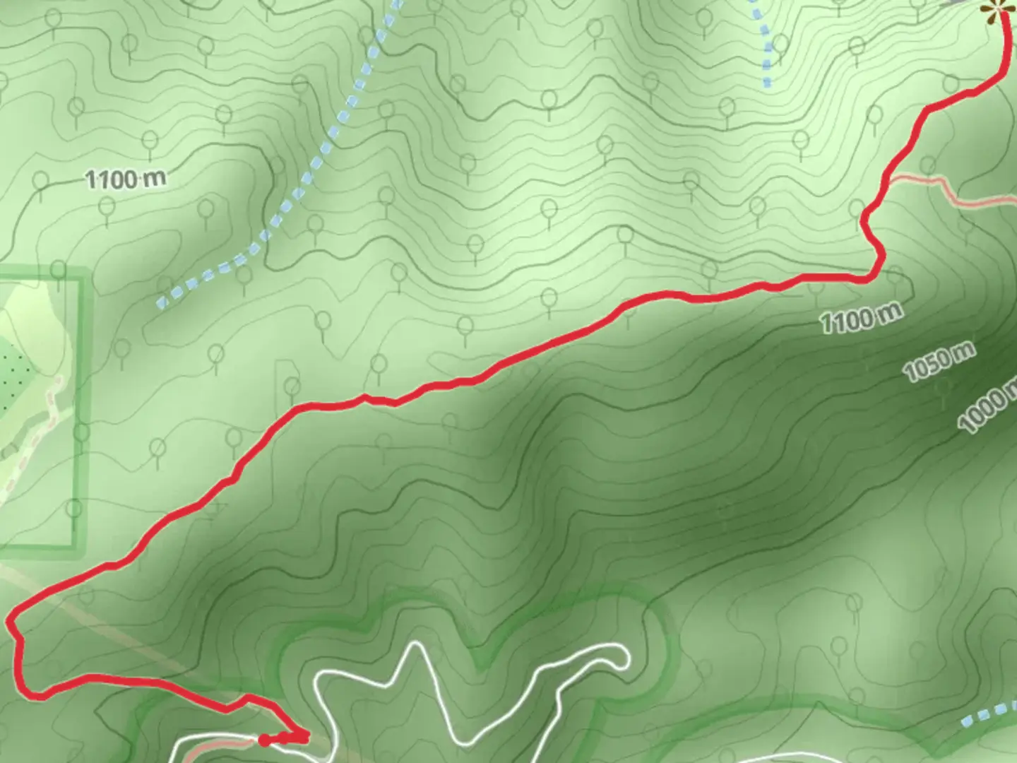 An image depicting the trail Big Lost Cove Cliffs Trail and its surrounding area.