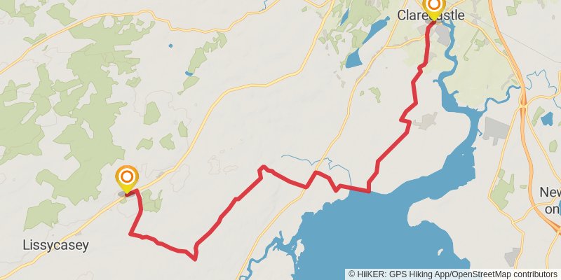 Mid-Clare Way stage 6 Map