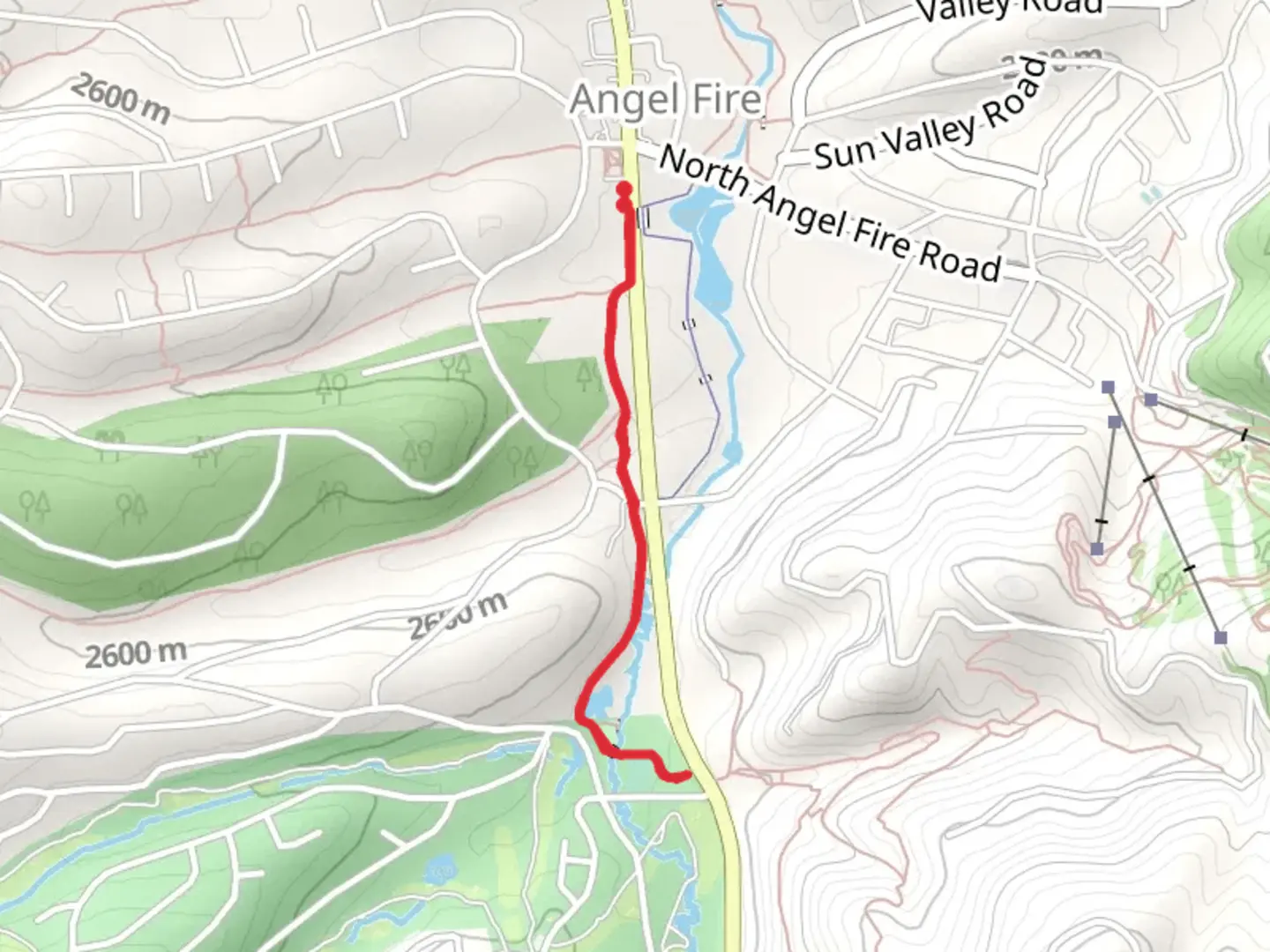 An image depicting the trail Bobcat Walk and its surrounding area.