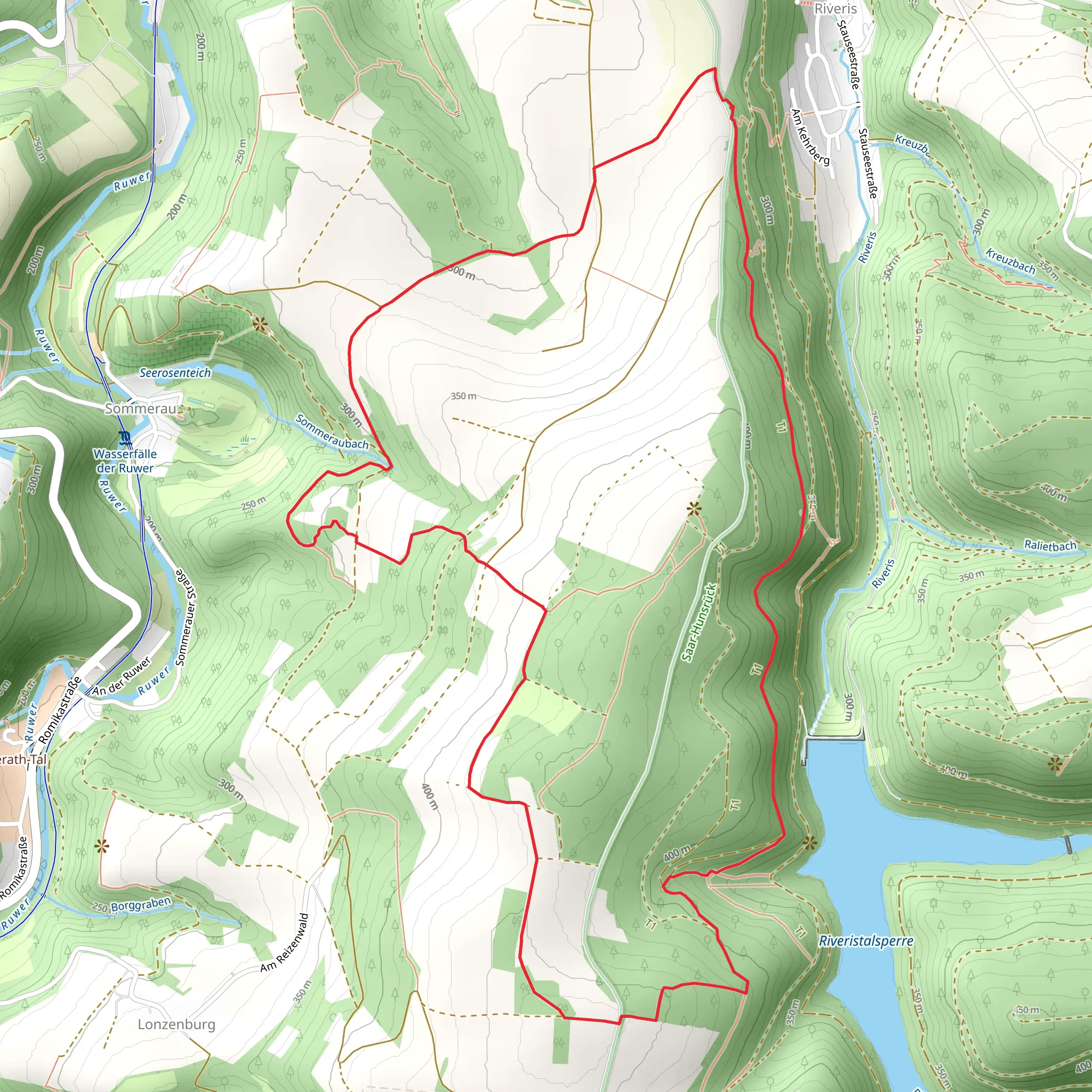 Langenstein, Beider and Sommerau Loop mobile static map