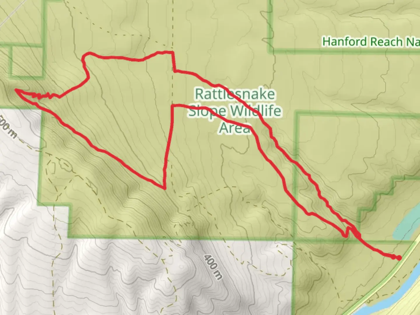 An image depicting the trail North Canyon and Slope Loop Trail and its surrounding area.