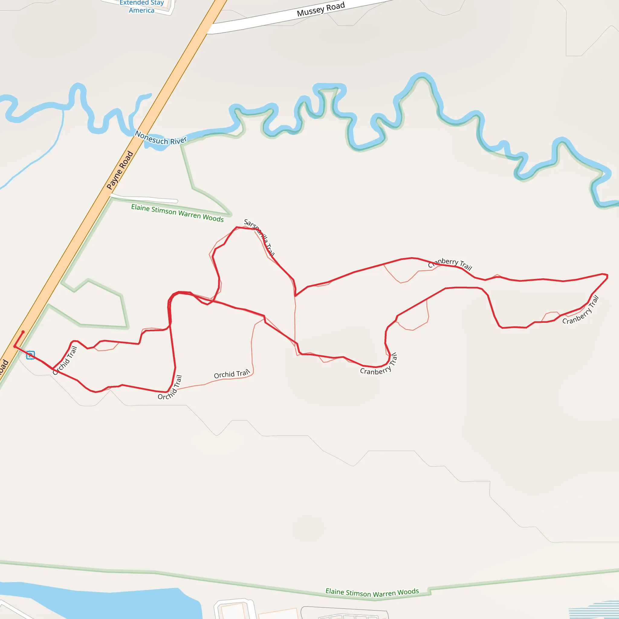 Poyne Road Loop mobile static map