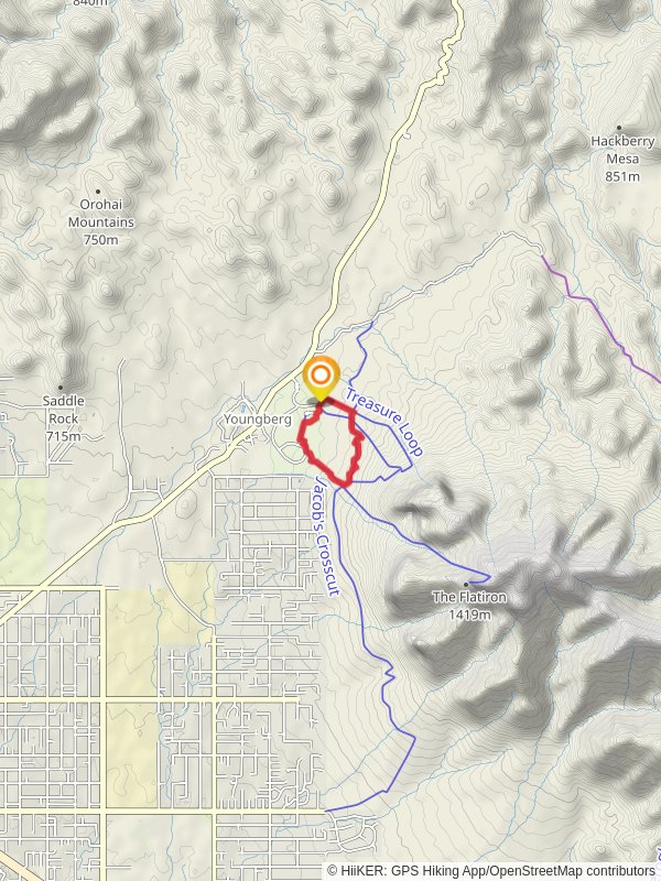 Treasure Loop and Siphon Draw Trail