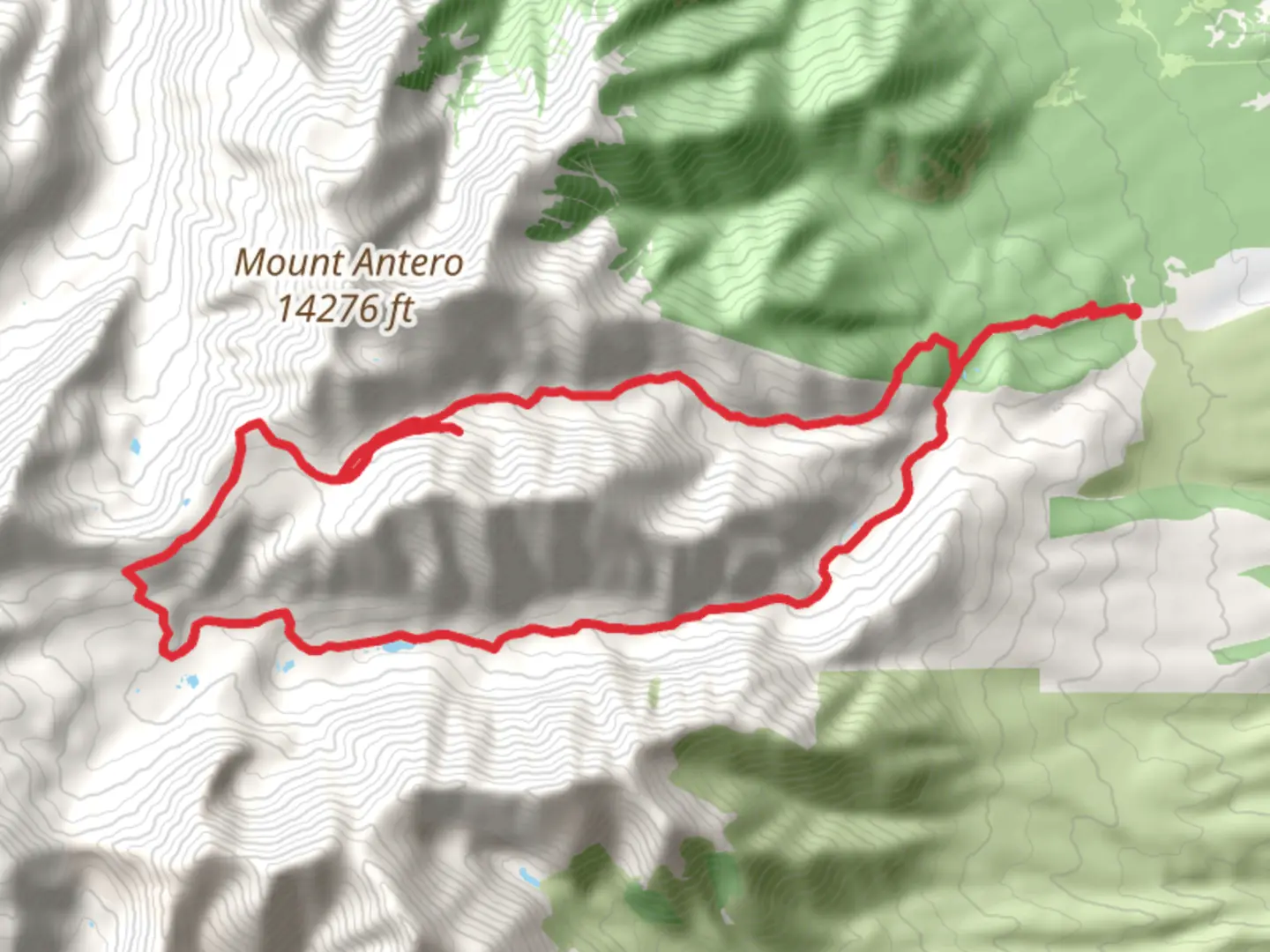 An image depicting the trail Browns and Little Browns Creek Loop Trail and its surrounding area.