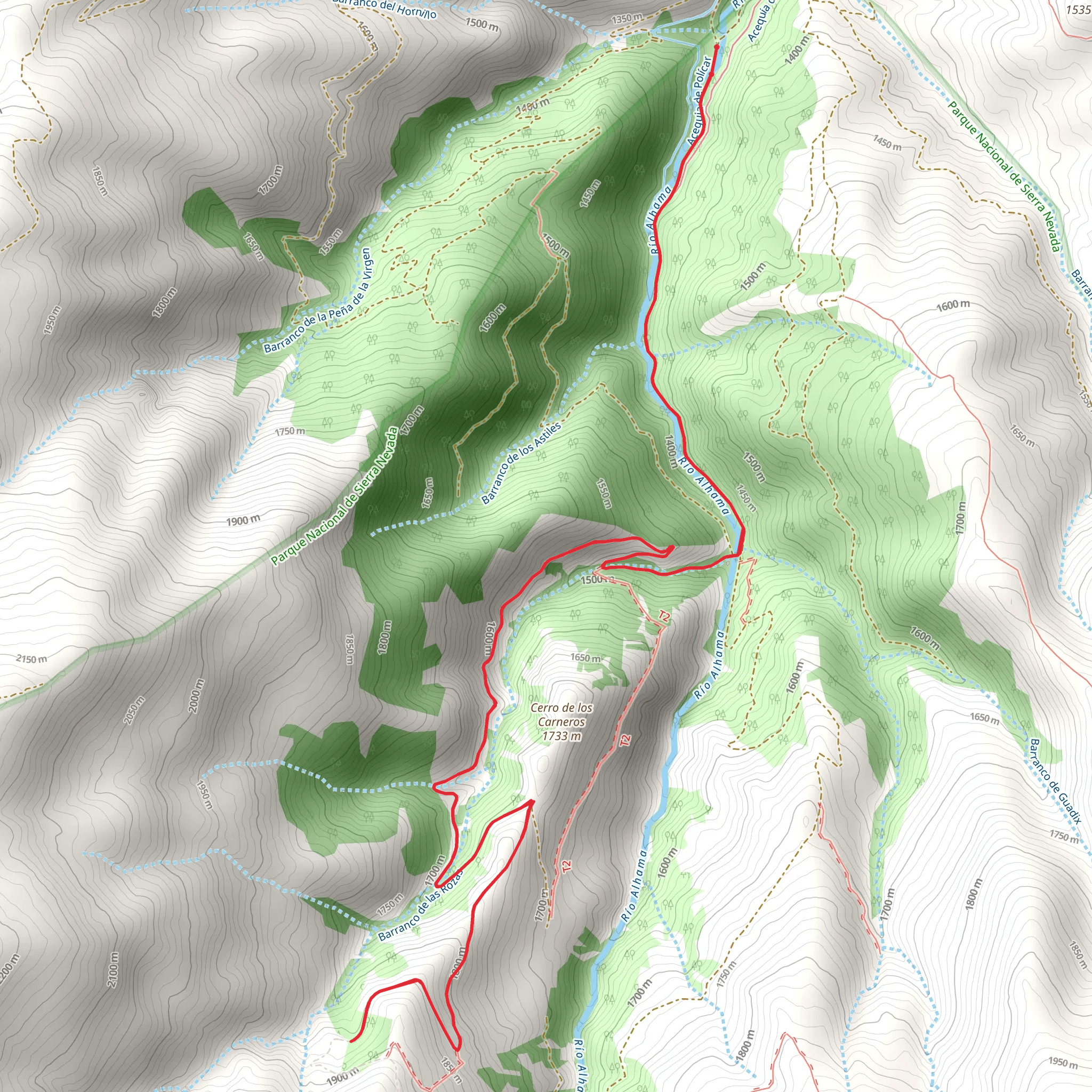 Dehesa del Camarate mobile static map