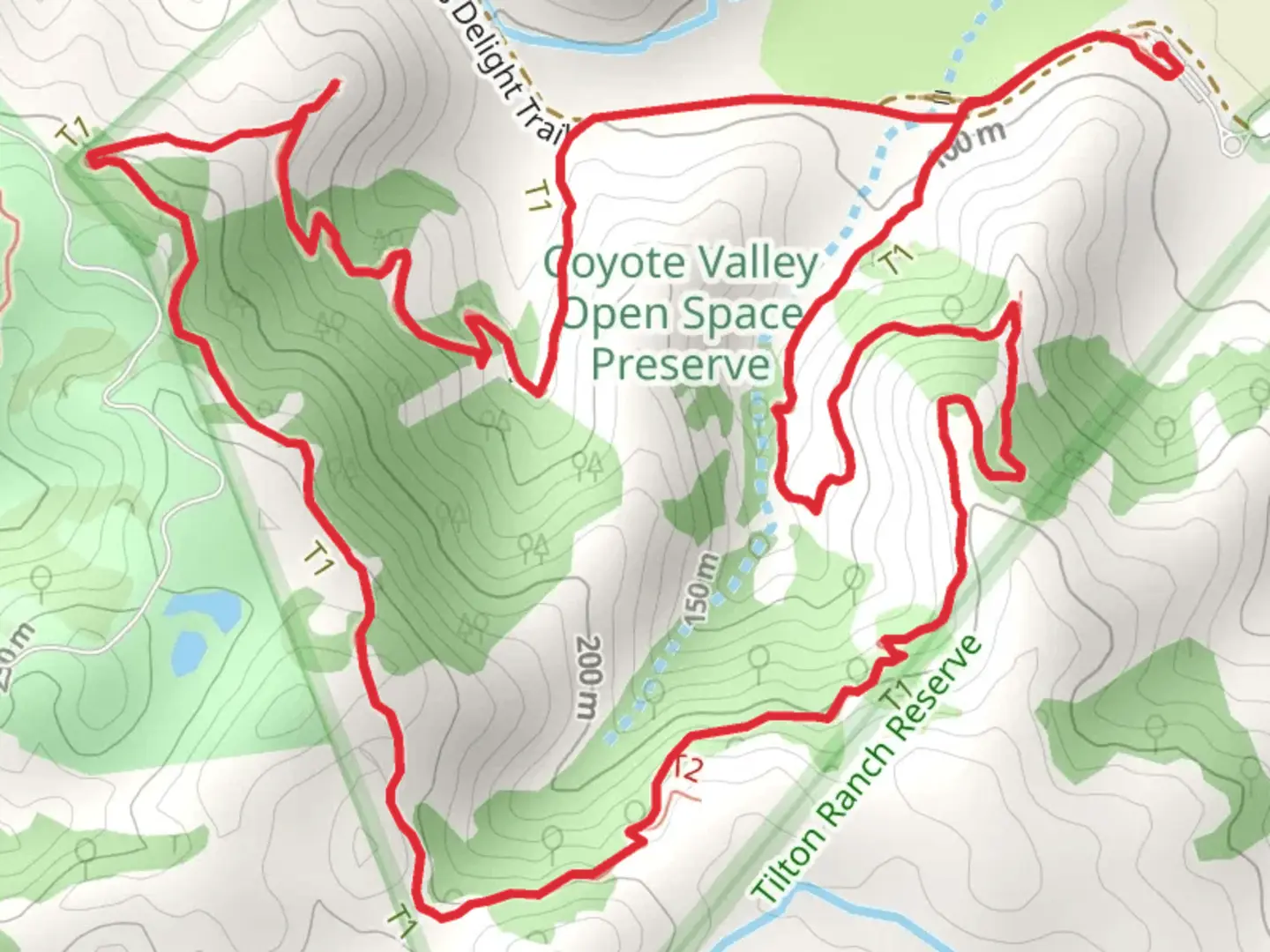 An image depicting the trail Arrowhead Loop Trail and its surrounding area.