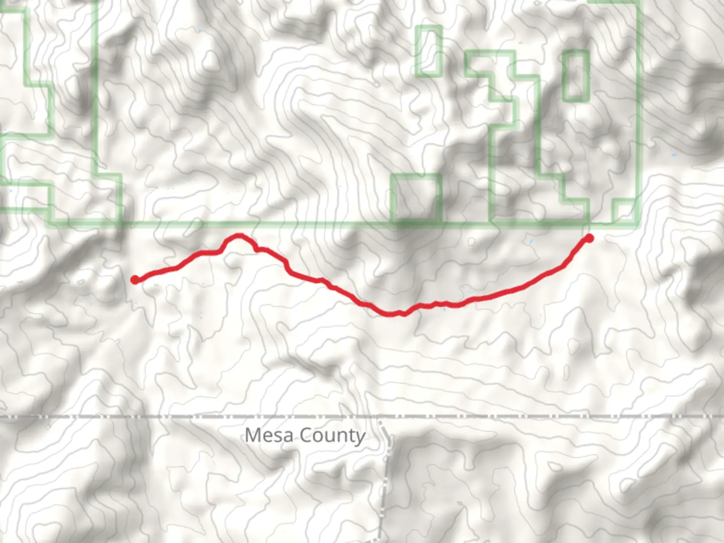An image depicting the trail Fourmile - East Divide Trail and its surrounding area.