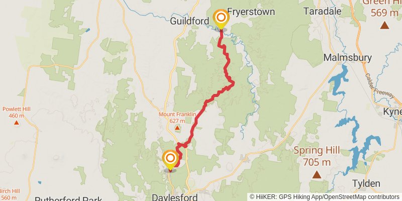 Eureka Track stage 6 Map