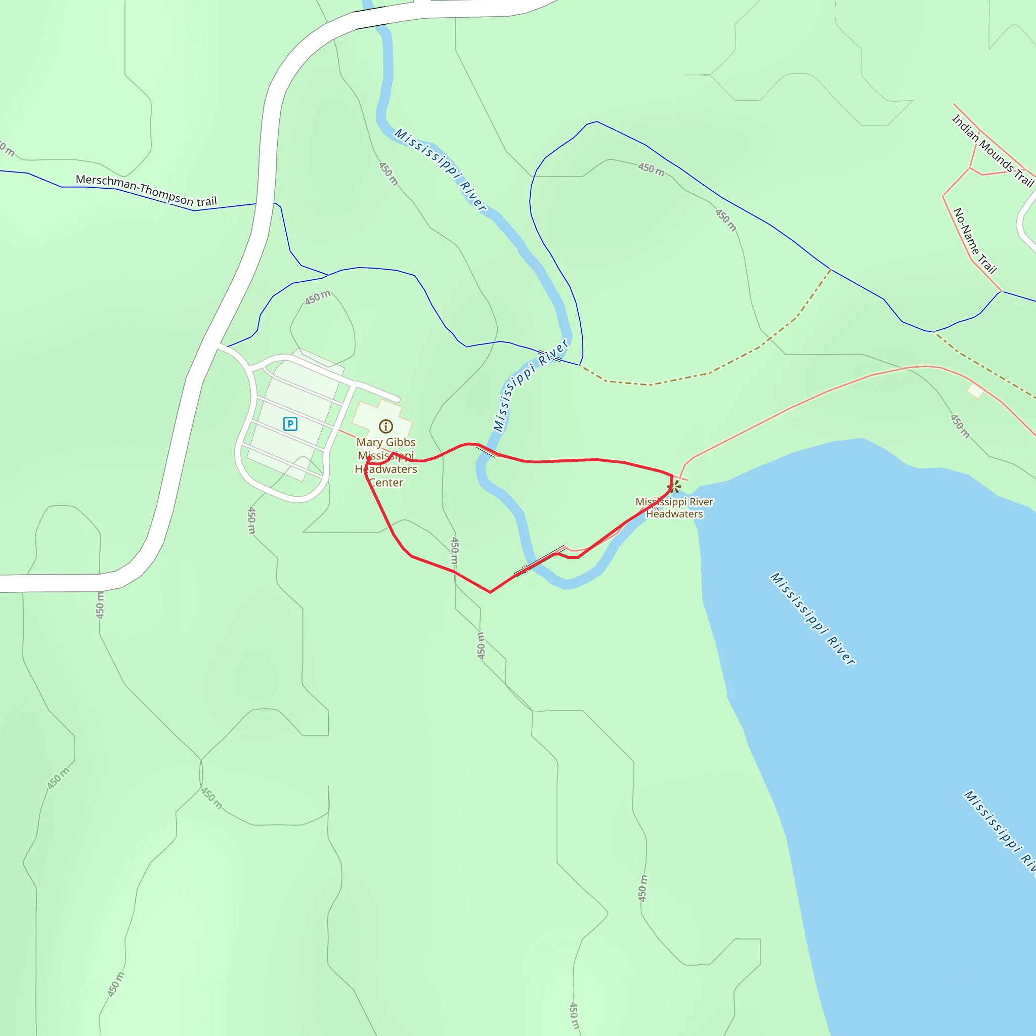 Mississippi River Loop mobile static map