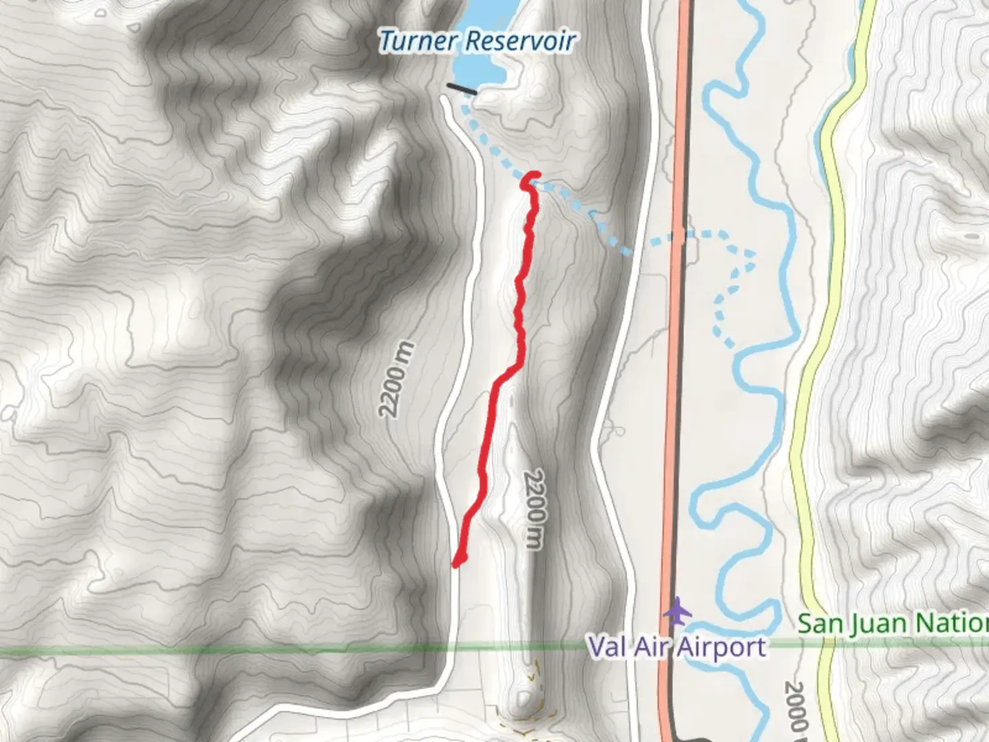 An image depicting the trail Church Camp and its surrounding area.