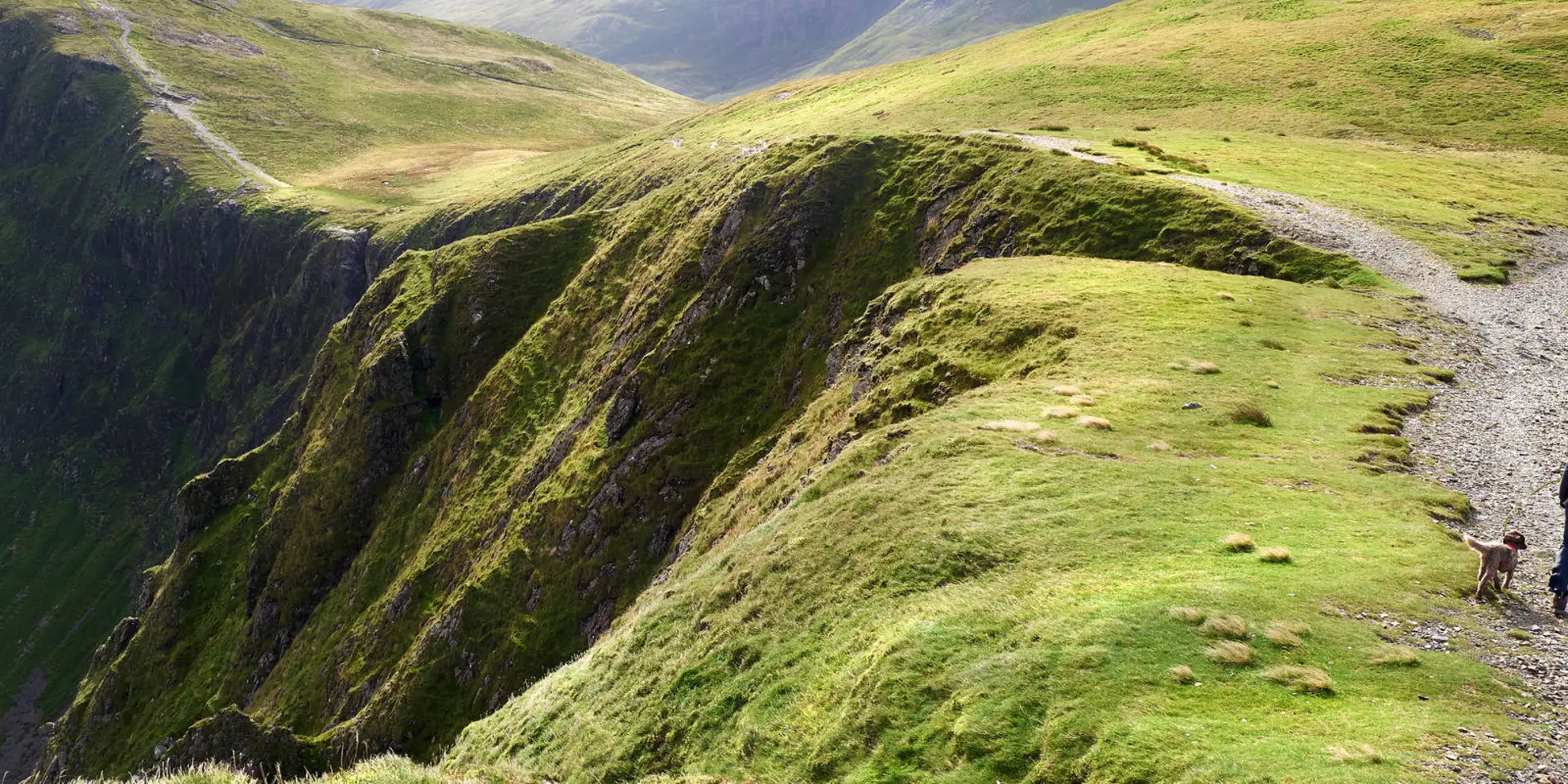 An image depicting the trail Grisdale Pike, Hopegill Head and Wandope from Braithwaite and its surrounding area.