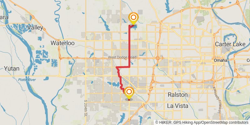 American Discovery Trail North Route stage 167 Map