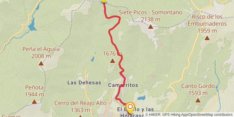 Ruta Jacobea Madrilena alt 2 Map