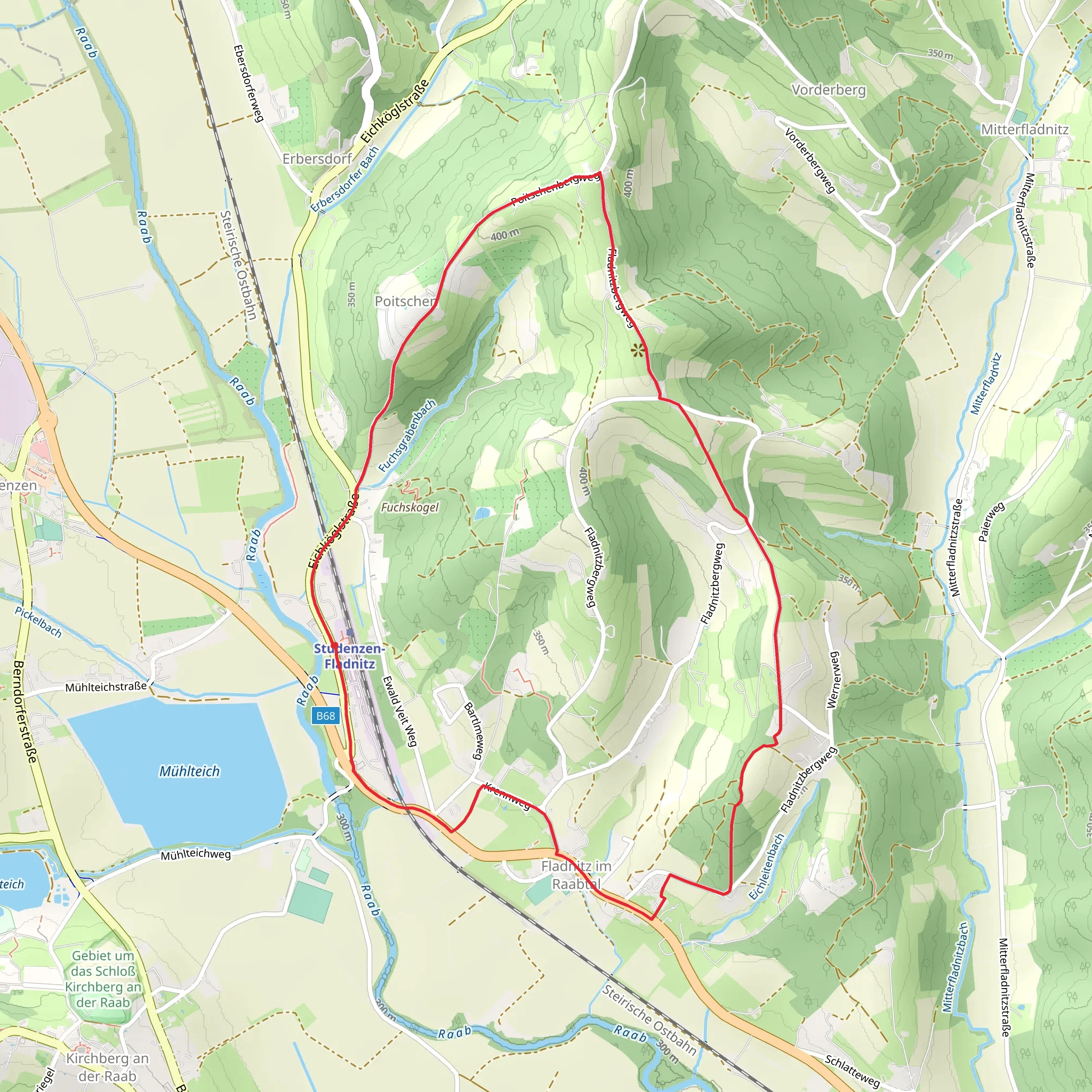Fladnitzer Runde mobile static map