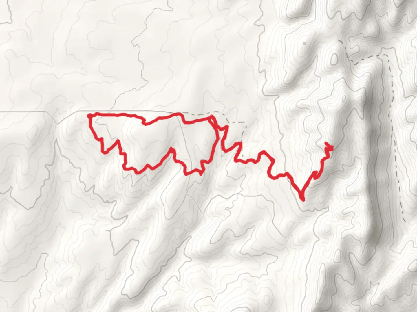 An image depicting the trail Copper City Loop Trail and its surrounding area.