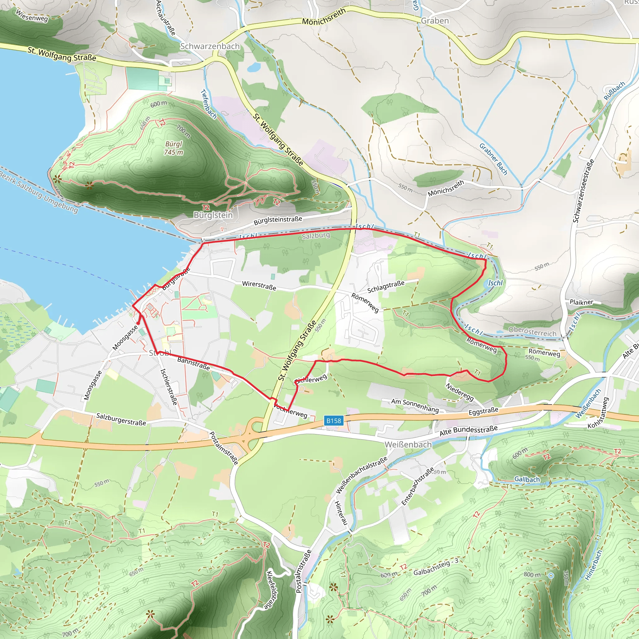 Ischler Ache Loop mobile static map