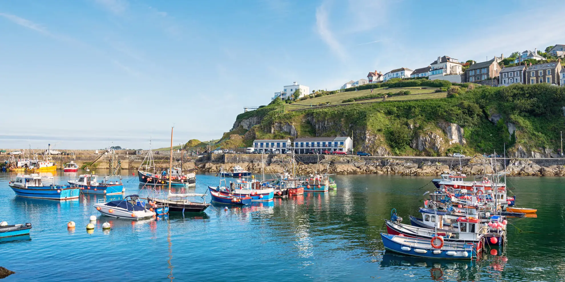 An image depicting the trail Mevagissey to Par Walk and its surrounding area.