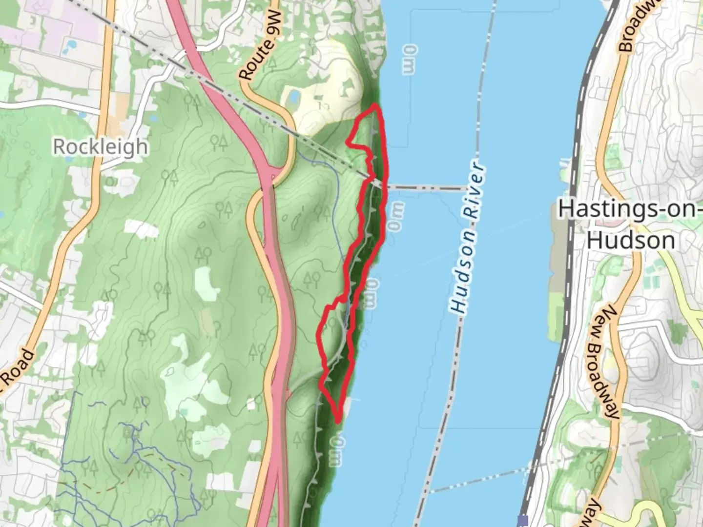 An image depicting the trail State Line Lookout Loop and its surrounding area.