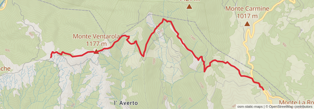 Sentiero Italia - Alps Section stage 200 Map