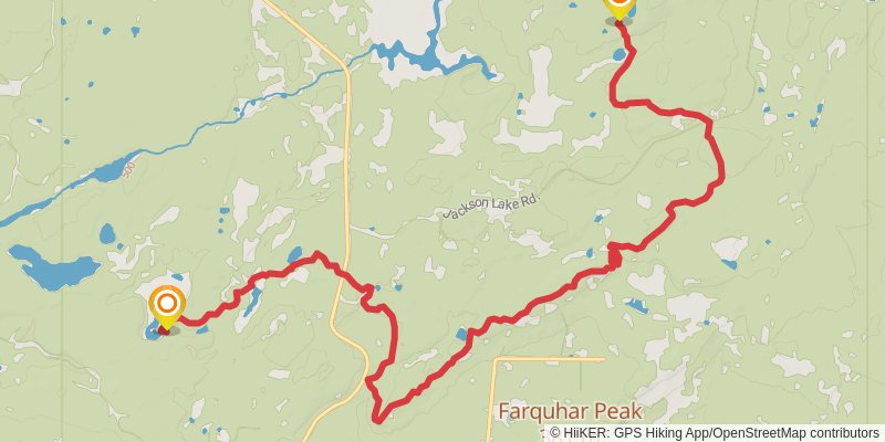 Superior Hiking Trail stage 20 Map