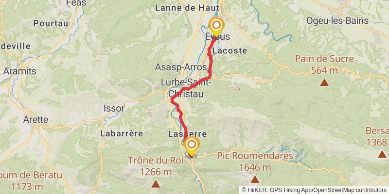 Via Tolosana stage 39 Map