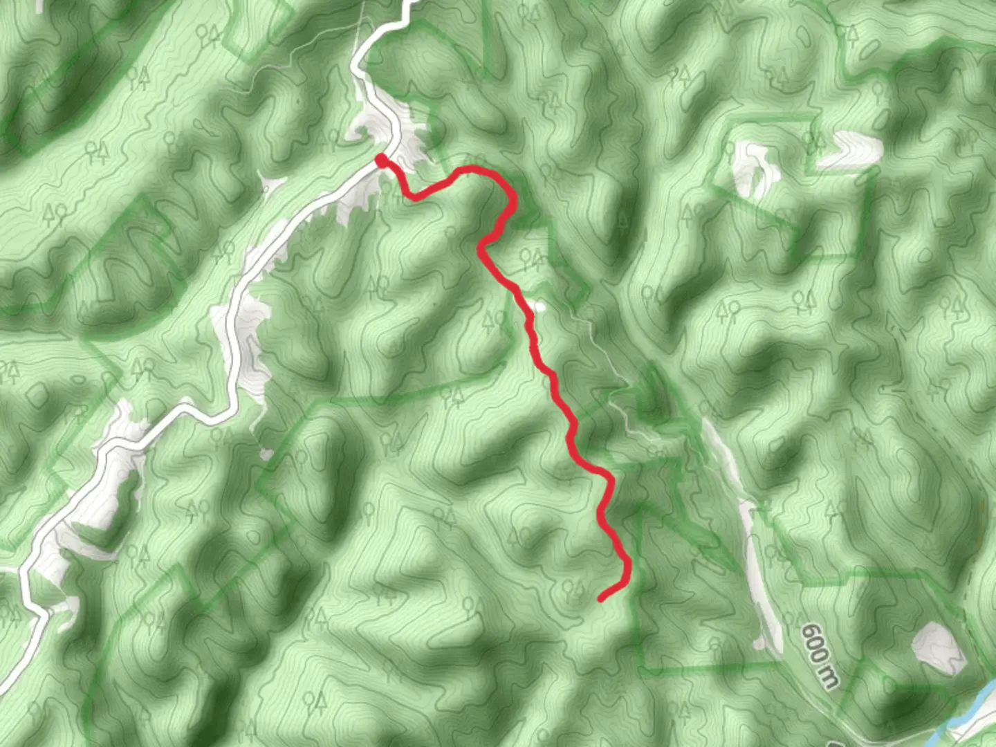 An image depicting the trail Dorman Ridge Trail and its surrounding area.