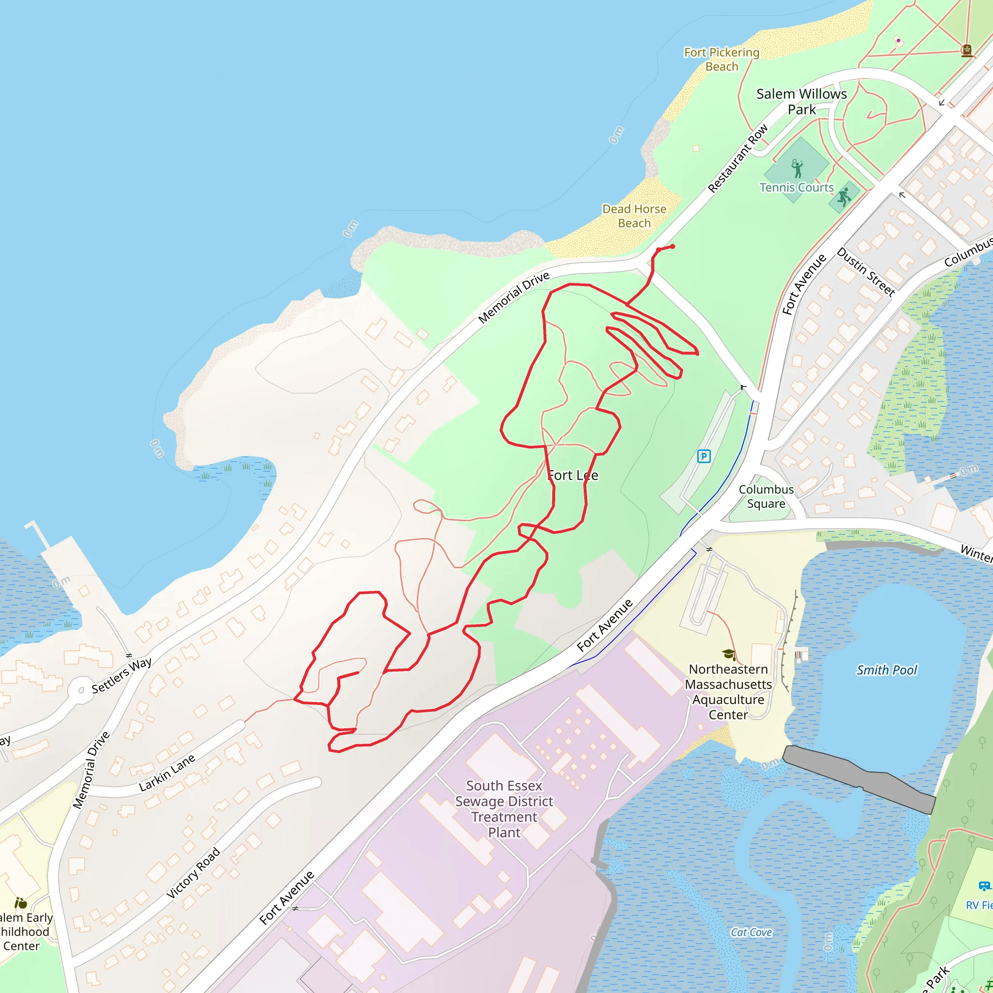 Fort Lee Loop mobile static map