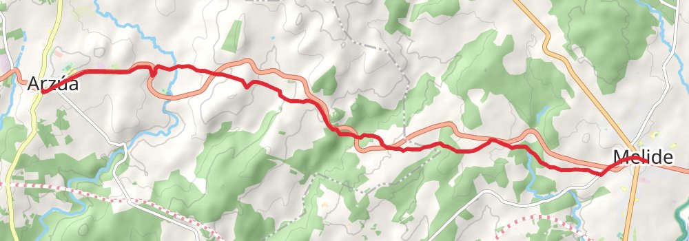 Camino Frances 11-Day Gentle Tour (Slow Pilgrimage) (Hillwalk Tours) stage 6 Map