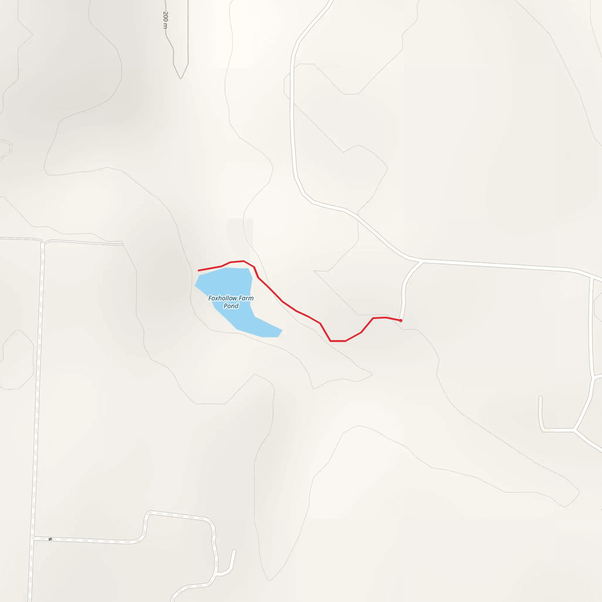 Foxhollow Farm Pond mobile static map