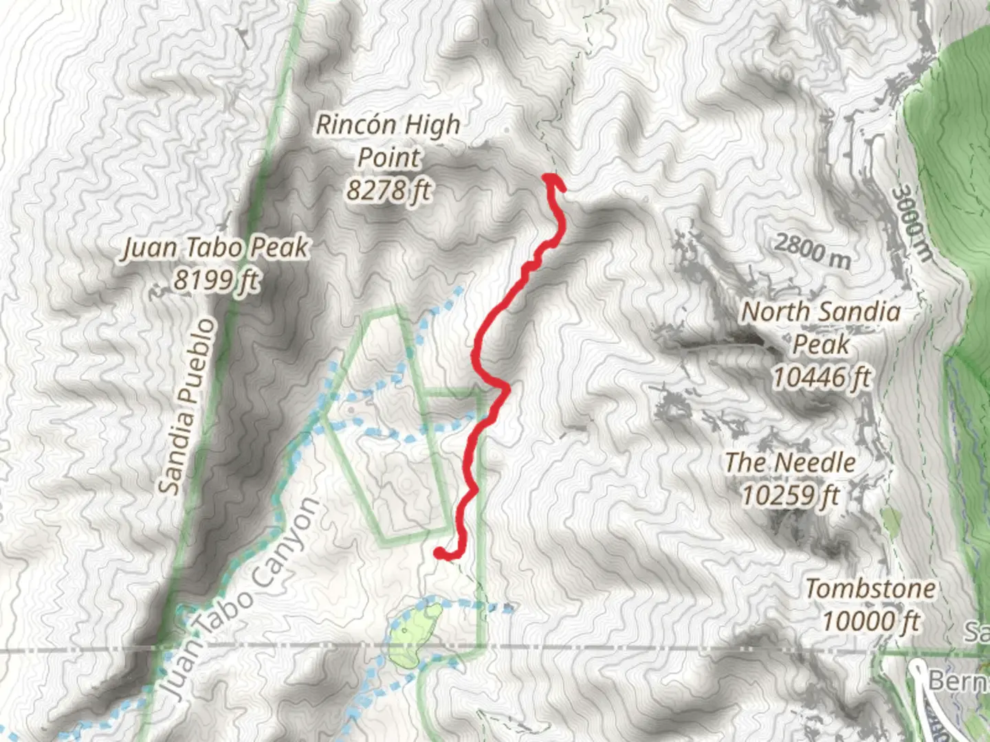 An image depicting the trail Piedra Lisa South Trail and its surrounding area.