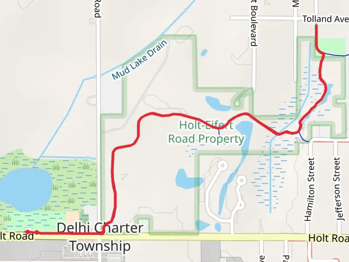 An image depicting the trail Ram Trail and its surrounding area.
