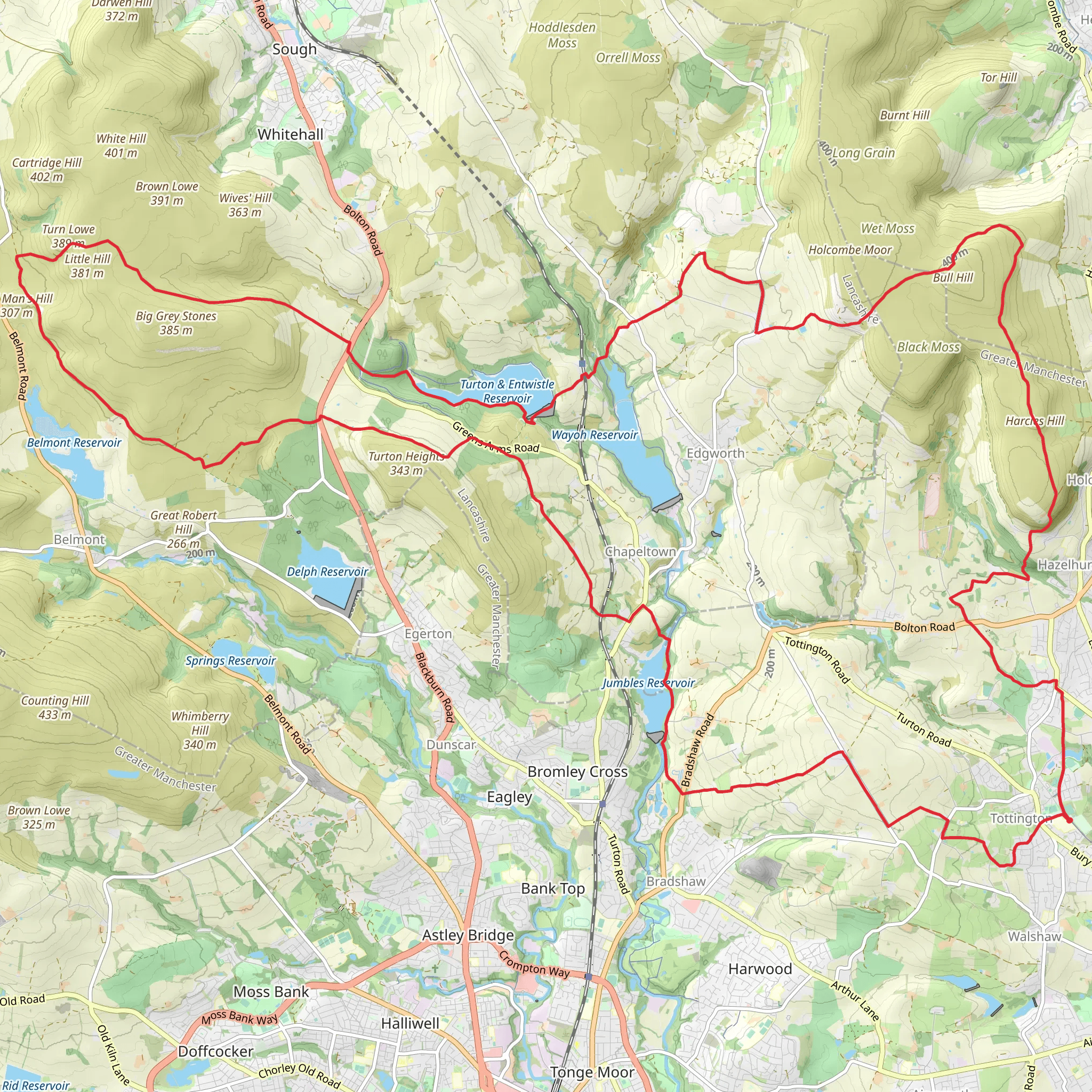 Two Crosses Circuit mobile static map