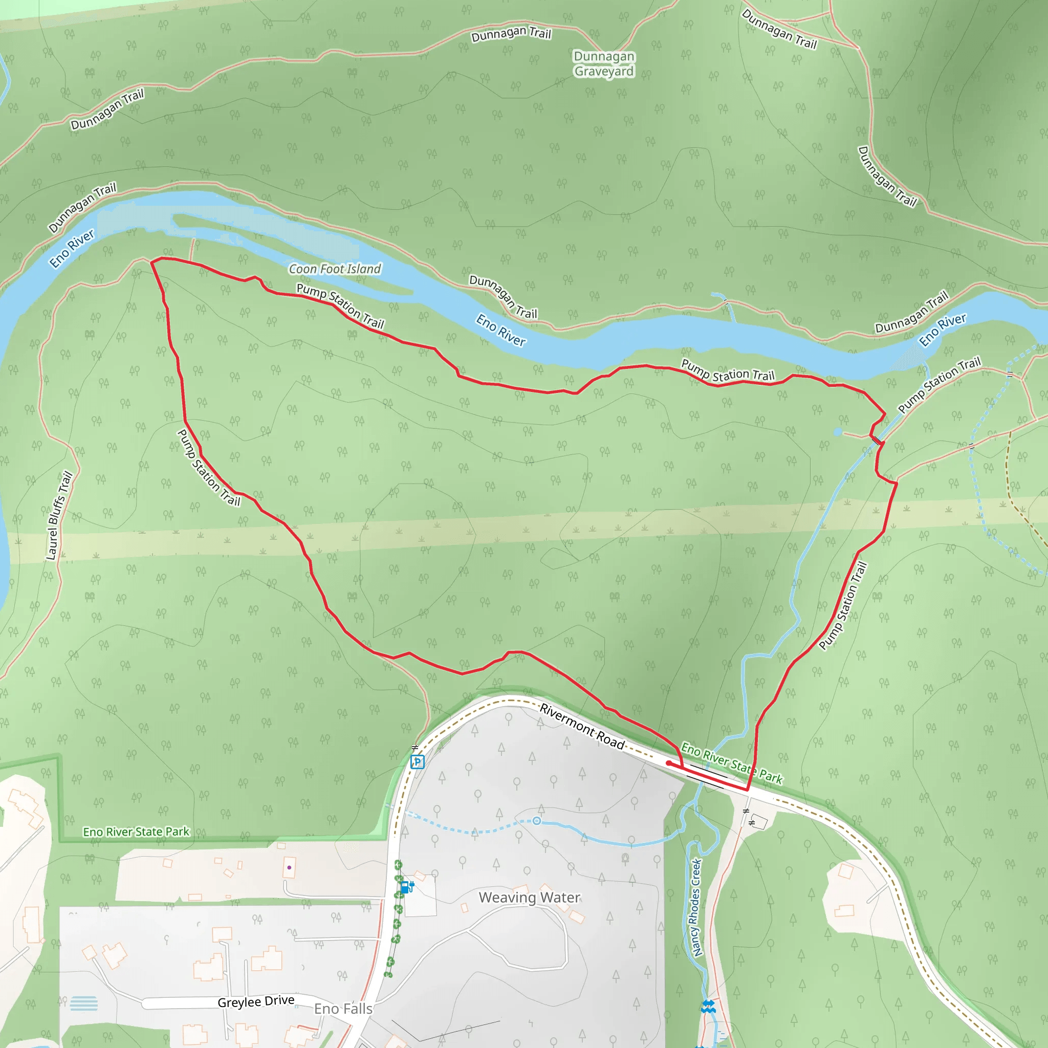 Pump Station Loop Trail mobile static map