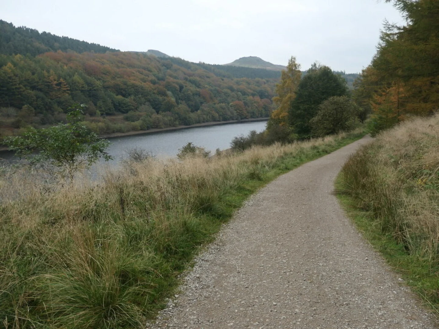 An image depicting the trail Ashopton and Ladybower Loop from Ladybower Reservoir and its surrounding area.
