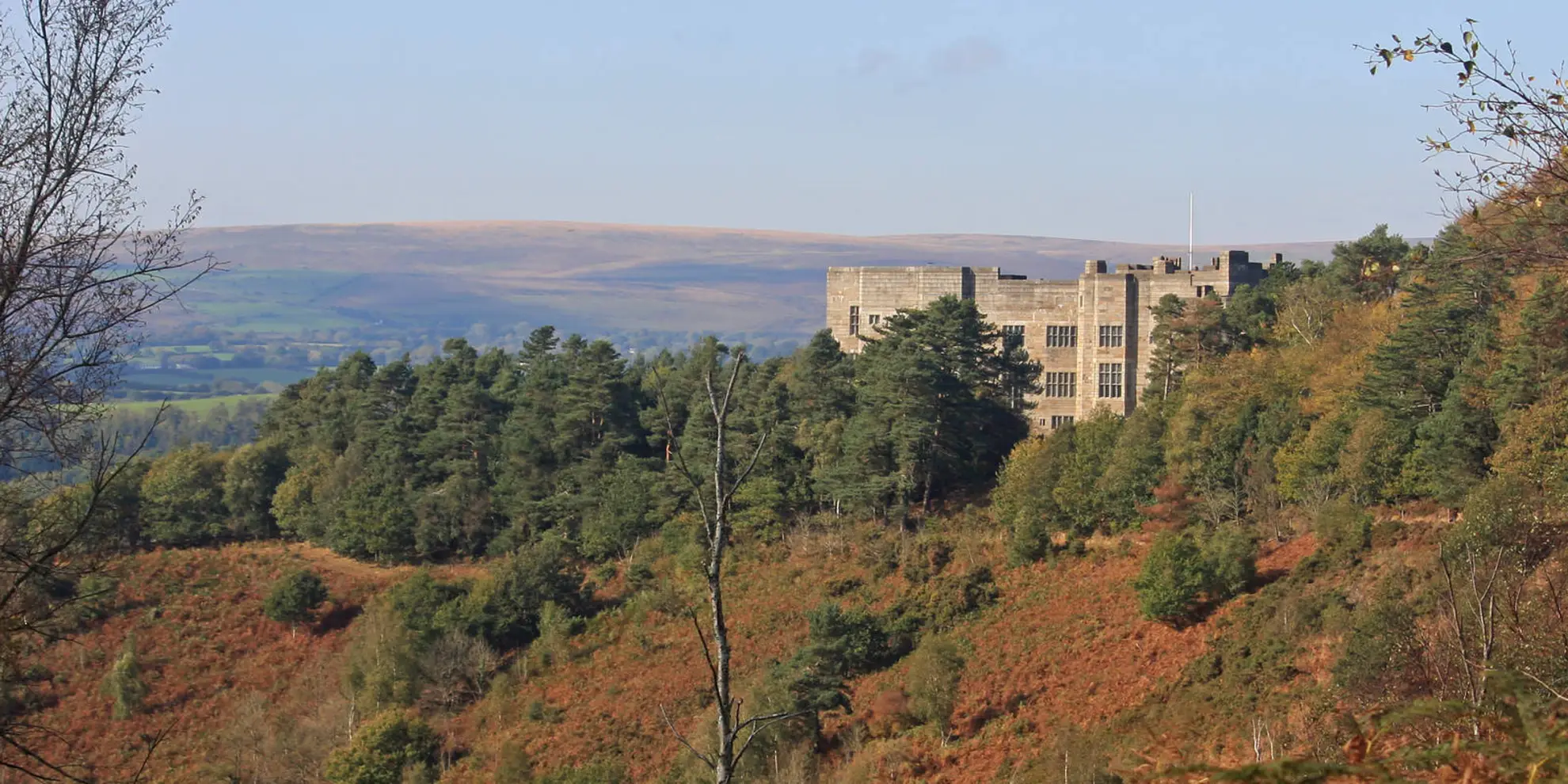 An image depicting the trail Castle Drogo - Gorge-ous Views and its surrounding area.