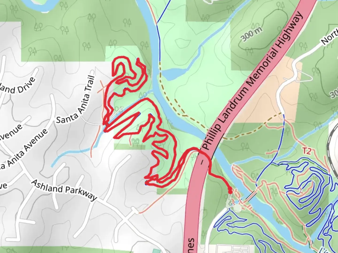 An image depicting the trail Explorer Loop Trail and its surrounding area.