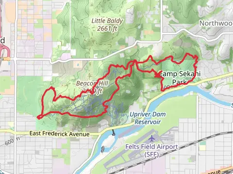 Esmeralda Trail, Good Twin and Upchuck Loop