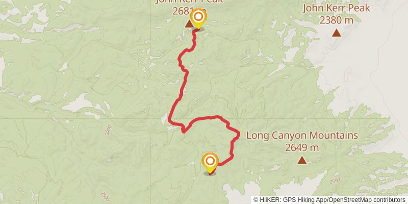 Continental Divide Trail - New Mexico stage 31 Map