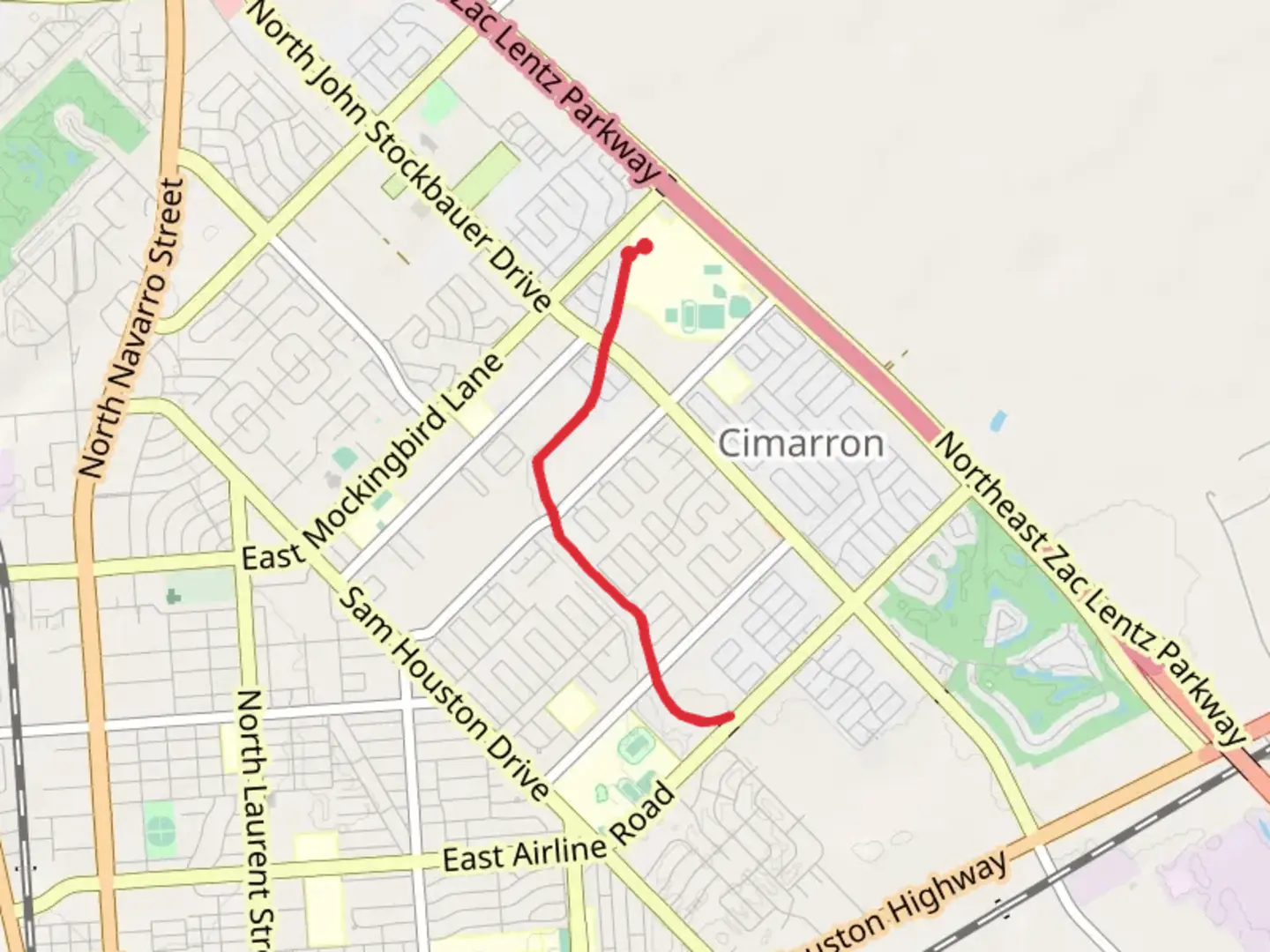 An image depicting the trail Placedo Creek Walk and its surrounding area.