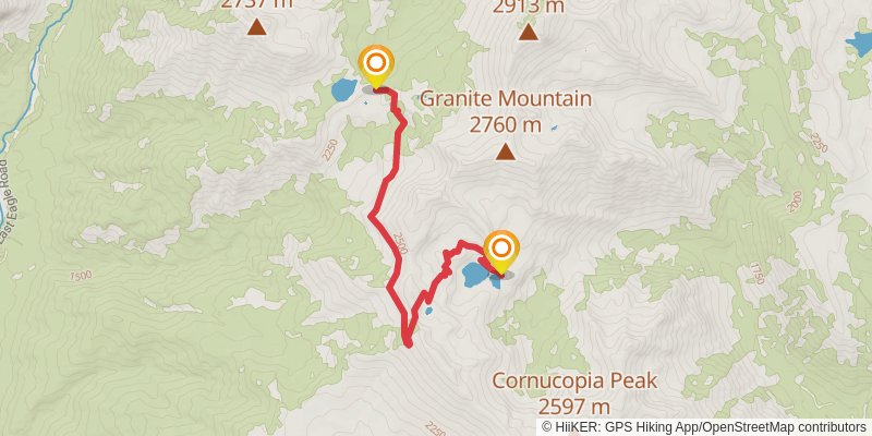 East Eagle - Imnaha Loop spur 4 Map