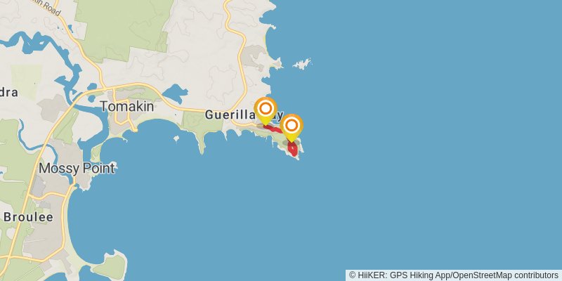 The Great South Coast Walk spur 3 Map
