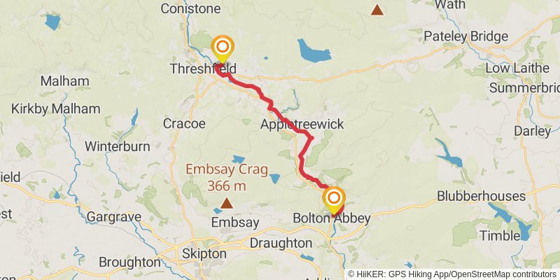 Abbeys Amble stage 4 Map