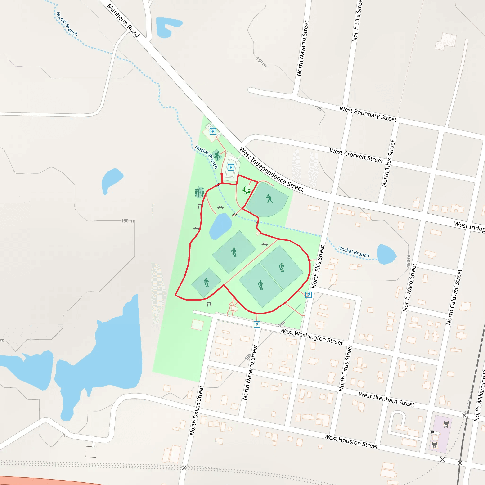 Hockel Branch Loop mobile static map