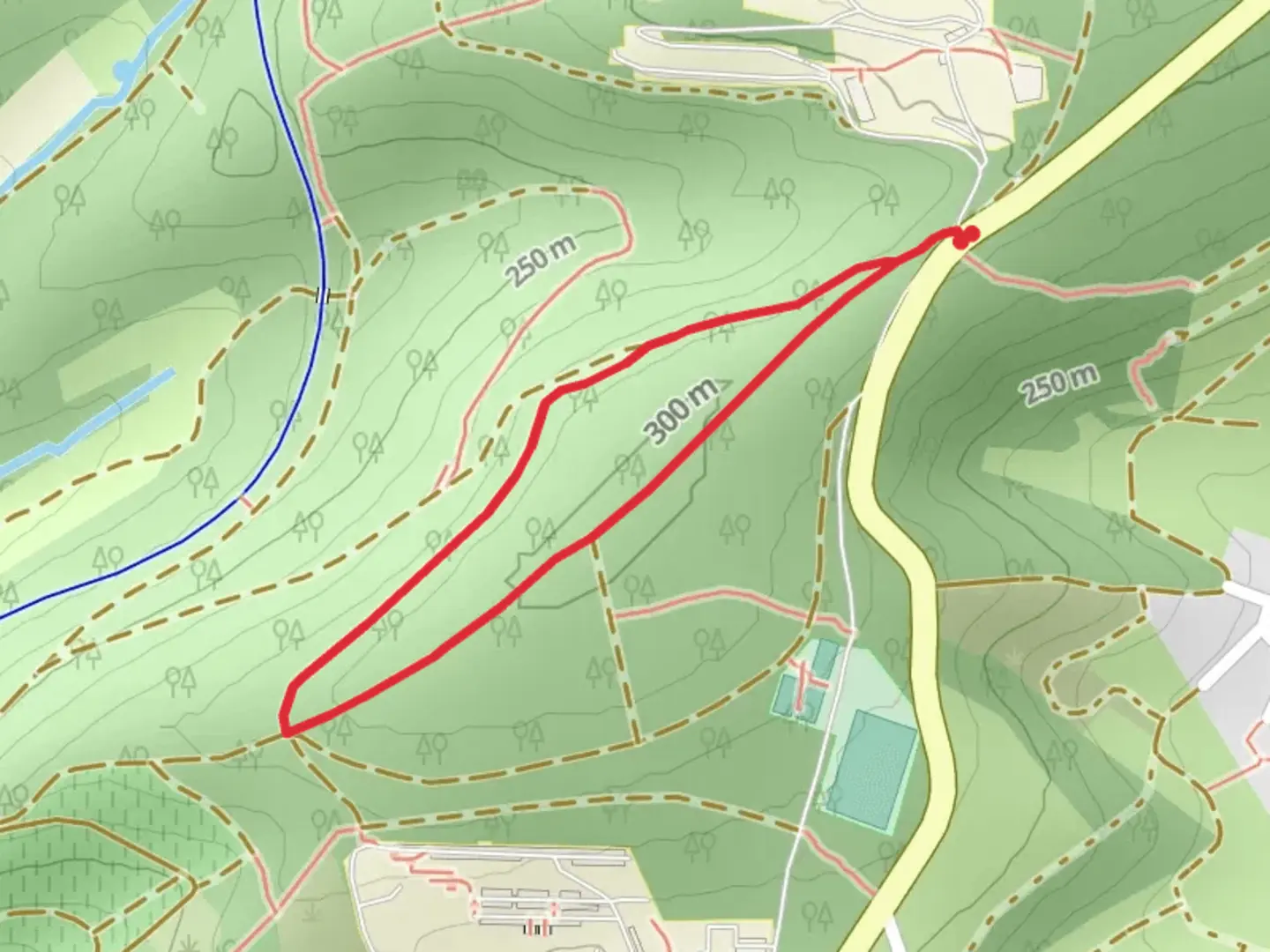 An image depicting the trail Grünewaldtrail Loop and its surrounding area.