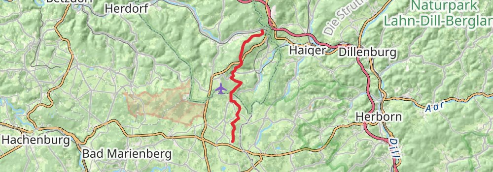 Rothaarsteig stage 9 Map