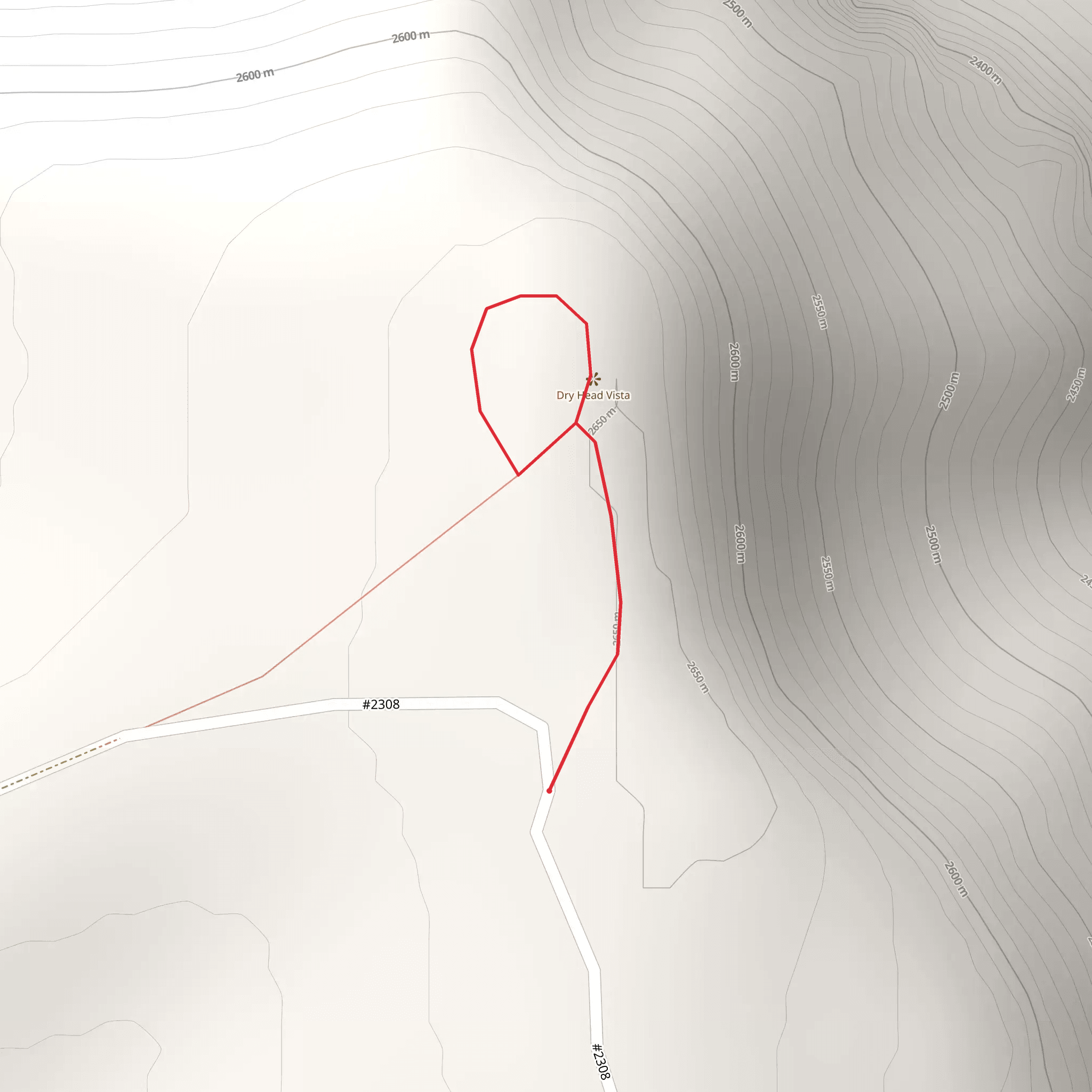 Pryor Mountain Road Loop mobile static map